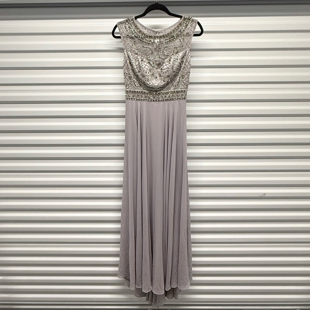 Sue Wong Nocturne Beaded Lavender Formal Gown Size 4